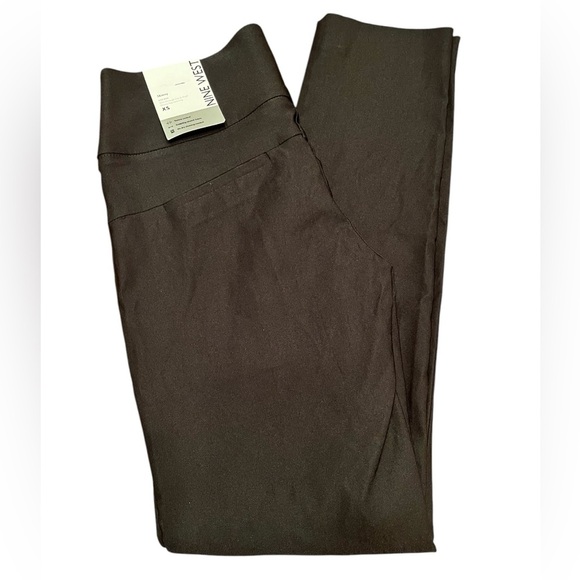 Nine West Black Mid Rise Skinny Stretch Pants Size XS - Picture 2 of 11